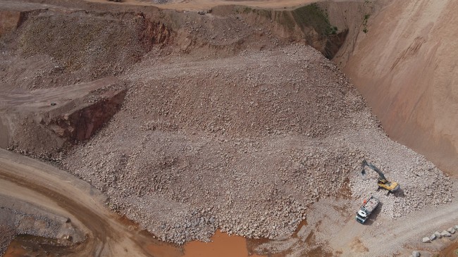 Photograph of area to be calculated.